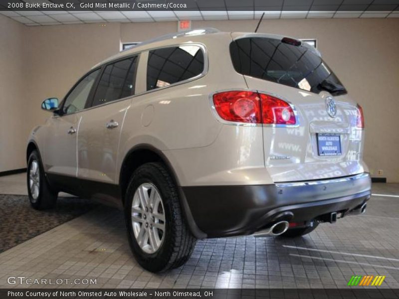 Gold Mist Metallic / Cashmere/Cocoa 2008 Buick Enclave CX