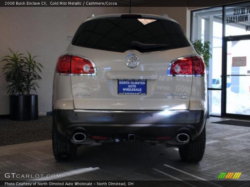 Gold Mist Metallic / Cashmere/Cocoa 2008 Buick Enclave CX
