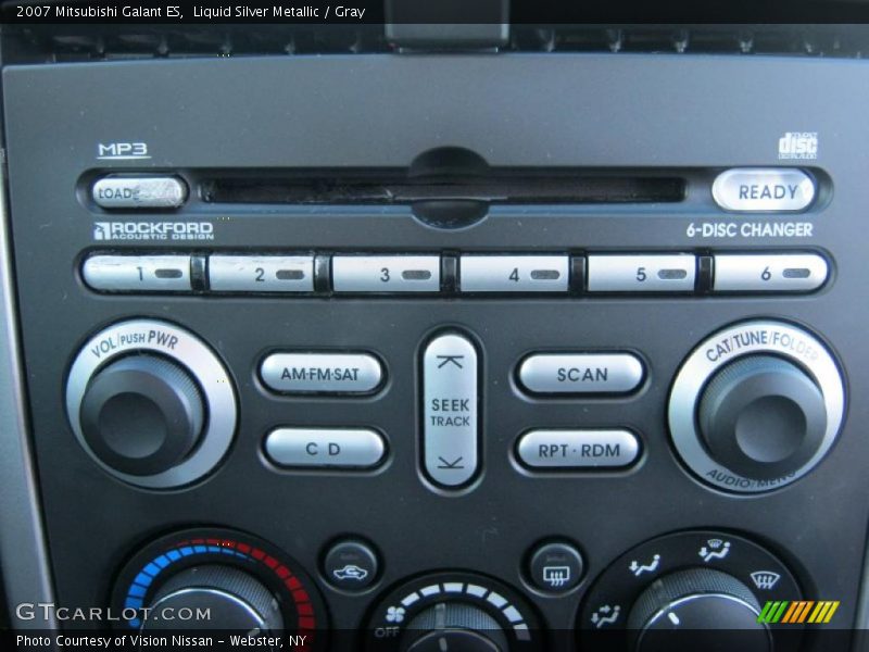Liquid Silver Metallic / Gray 2007 Mitsubishi Galant ES