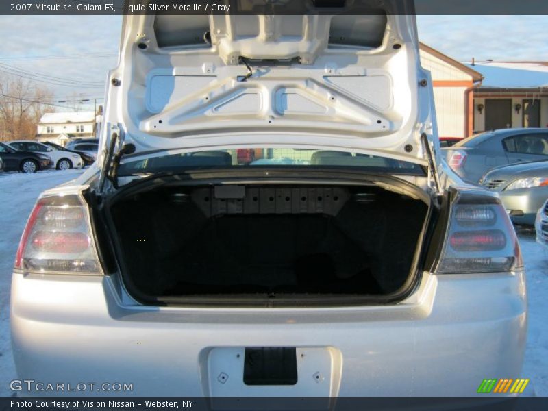 Liquid Silver Metallic / Gray 2007 Mitsubishi Galant ES