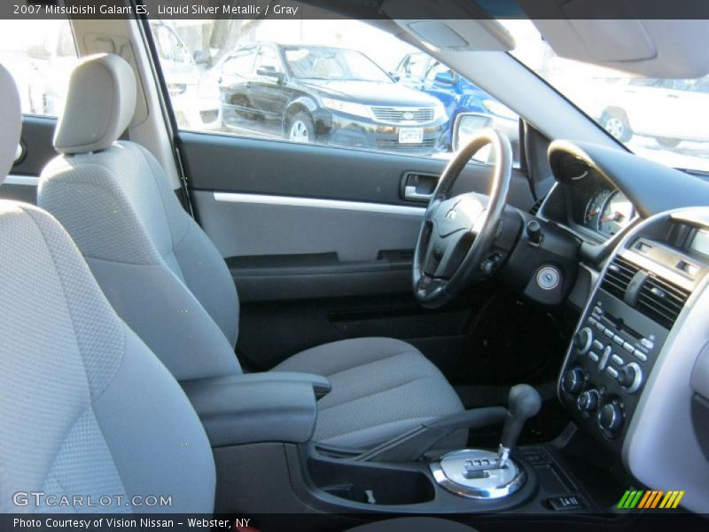Liquid Silver Metallic / Gray 2007 Mitsubishi Galant ES