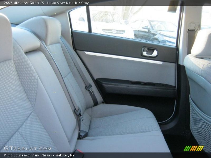 Liquid Silver Metallic / Gray 2007 Mitsubishi Galant ES