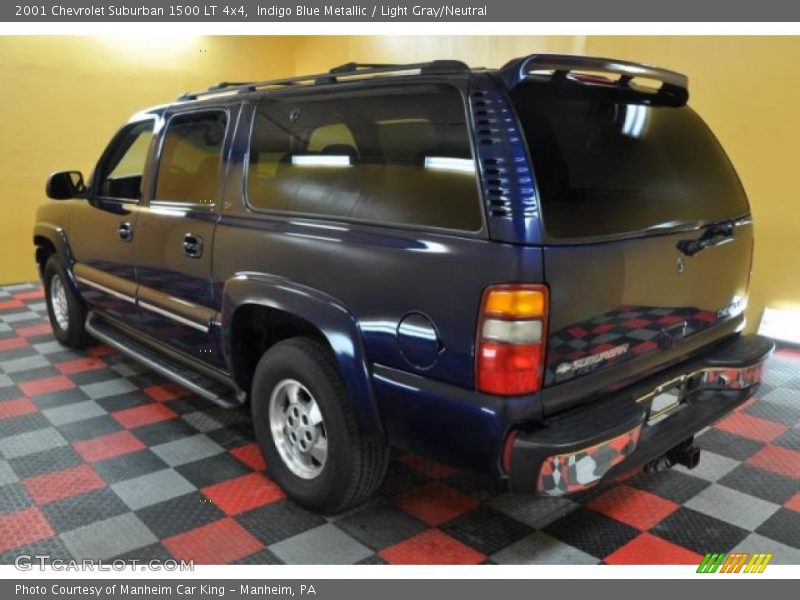 Indigo Blue Metallic / Light Gray/Neutral 2001 Chevrolet Suburban 1500 LT 4x4