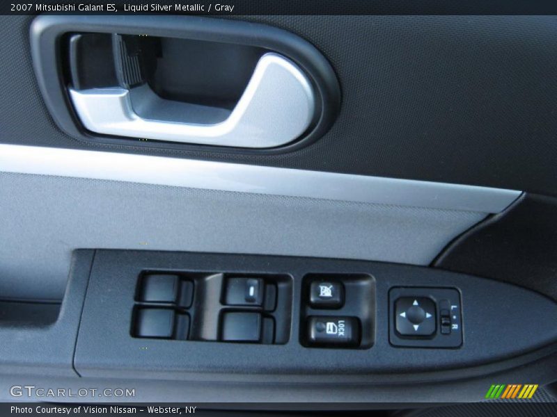 Liquid Silver Metallic / Gray 2007 Mitsubishi Galant ES