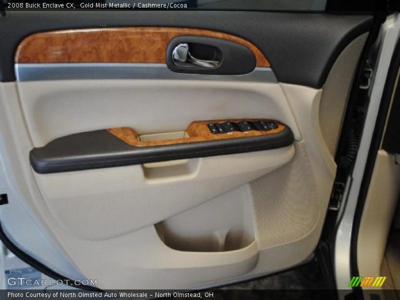 Gold Mist Metallic / Cashmere/Cocoa 2008 Buick Enclave CX