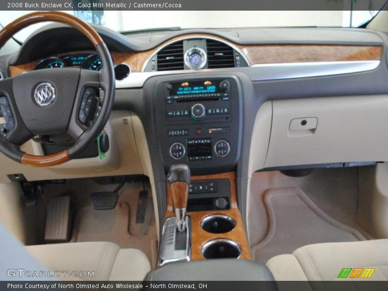 Gold Mist Metallic / Cashmere/Cocoa 2008 Buick Enclave CX