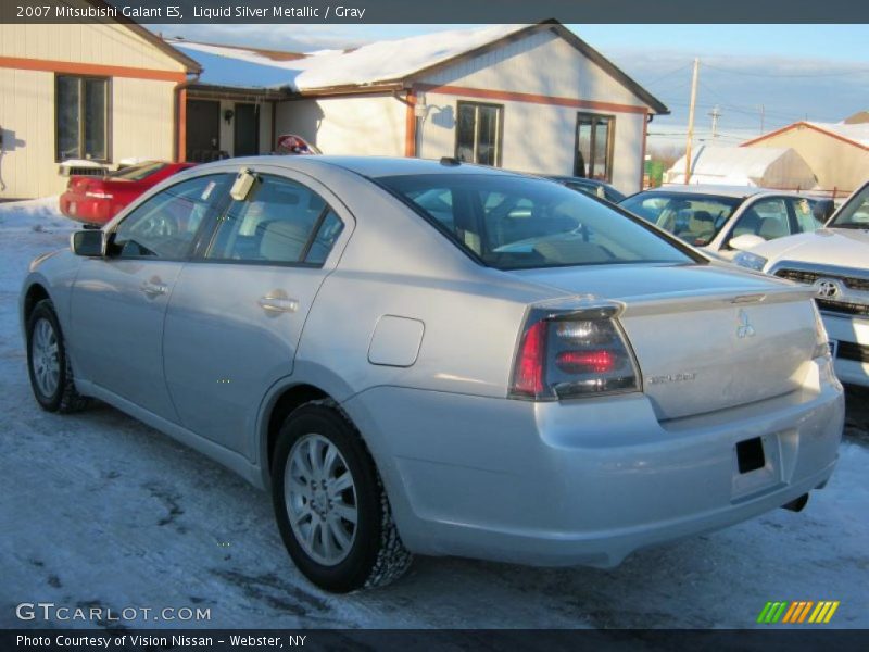 Liquid Silver Metallic / Gray 2007 Mitsubishi Galant ES