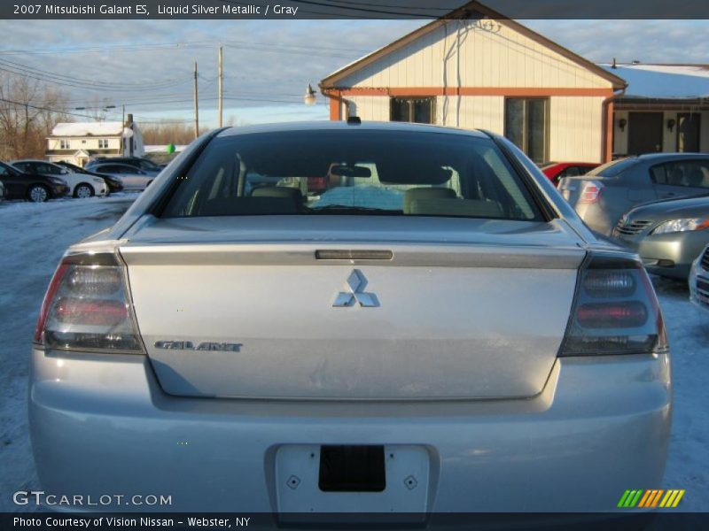 Liquid Silver Metallic / Gray 2007 Mitsubishi Galant ES
