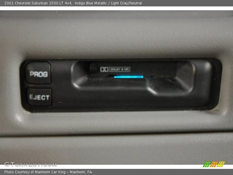 Indigo Blue Metallic / Light Gray/Neutral 2001 Chevrolet Suburban 1500 LT 4x4