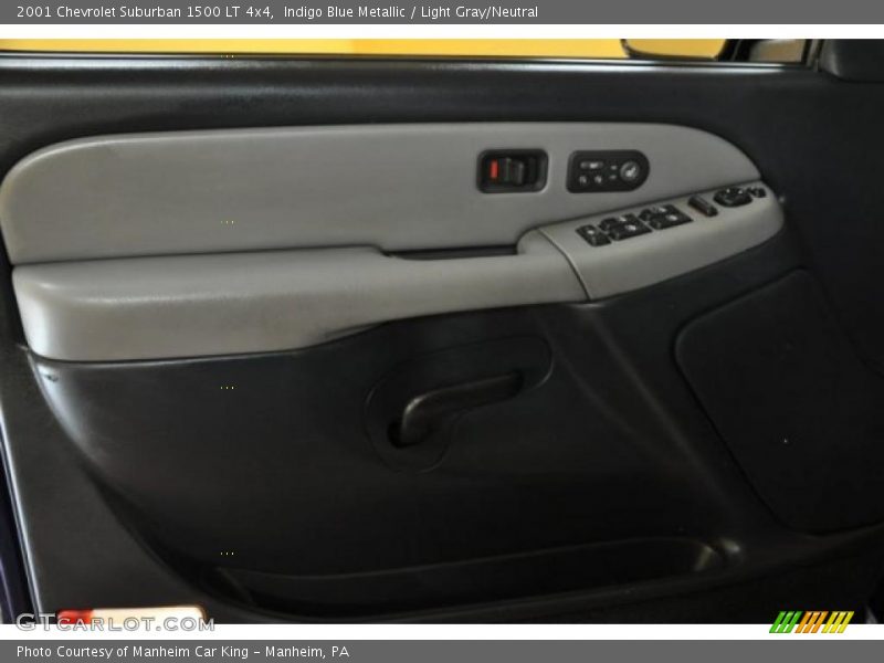 Indigo Blue Metallic / Light Gray/Neutral 2001 Chevrolet Suburban 1500 LT 4x4