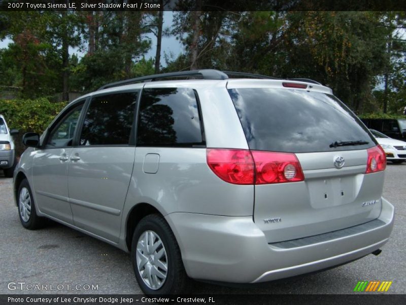 Silver Shadow Pearl / Stone 2007 Toyota Sienna LE