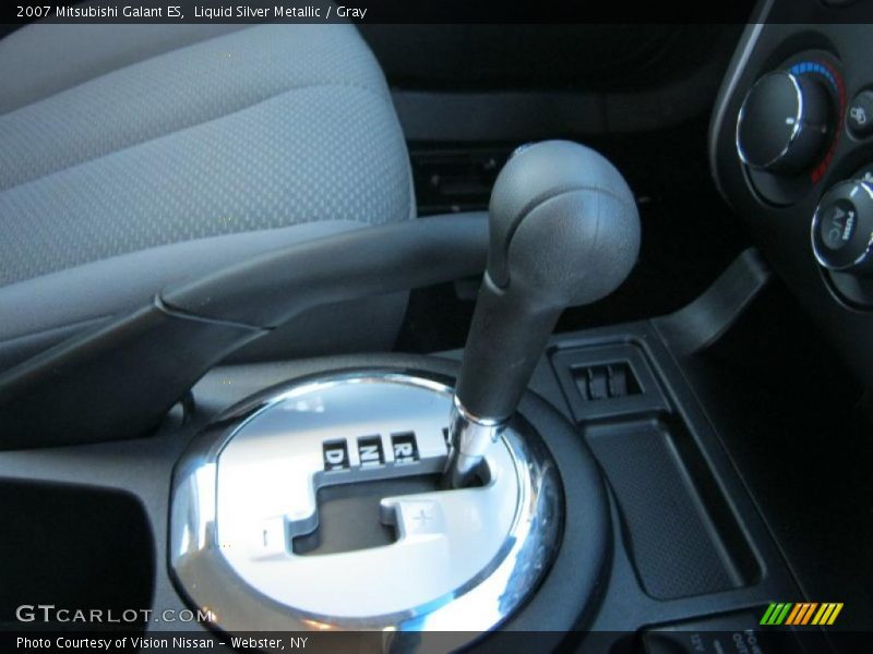 Liquid Silver Metallic / Gray 2007 Mitsubishi Galant ES