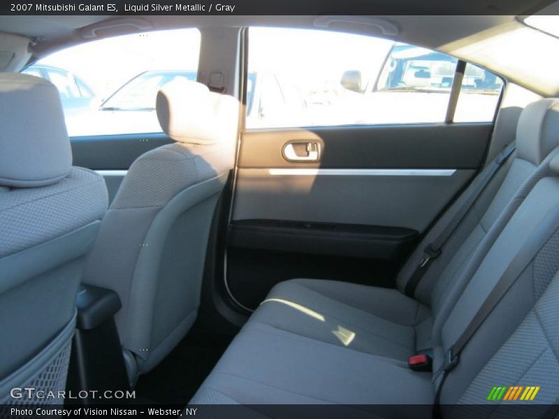 Liquid Silver Metallic / Gray 2007 Mitsubishi Galant ES