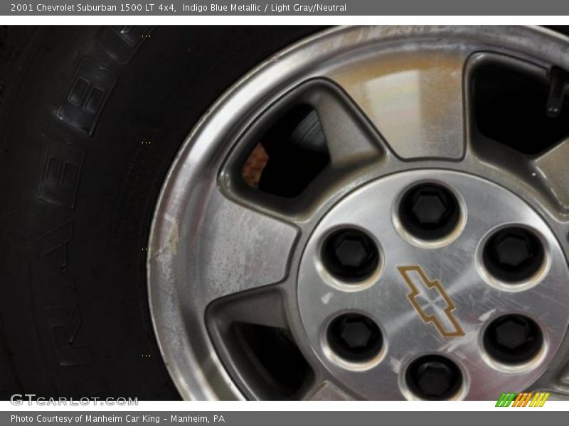 Indigo Blue Metallic / Light Gray/Neutral 2001 Chevrolet Suburban 1500 LT 4x4