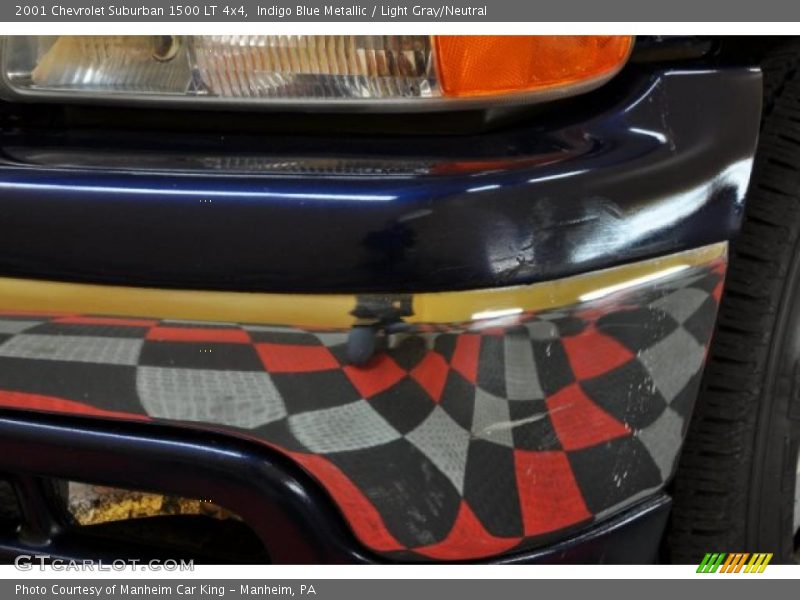 Indigo Blue Metallic / Light Gray/Neutral 2001 Chevrolet Suburban 1500 LT 4x4