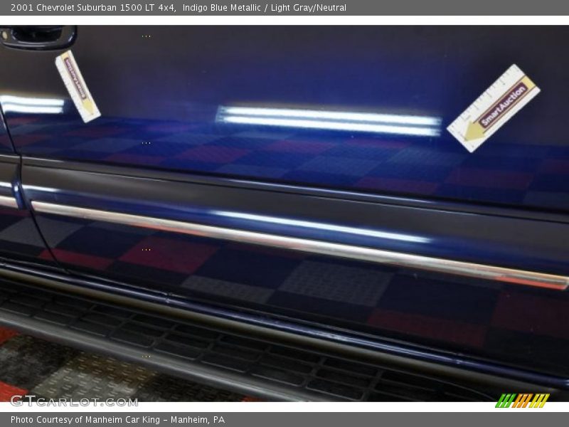 Indigo Blue Metallic / Light Gray/Neutral 2001 Chevrolet Suburban 1500 LT 4x4