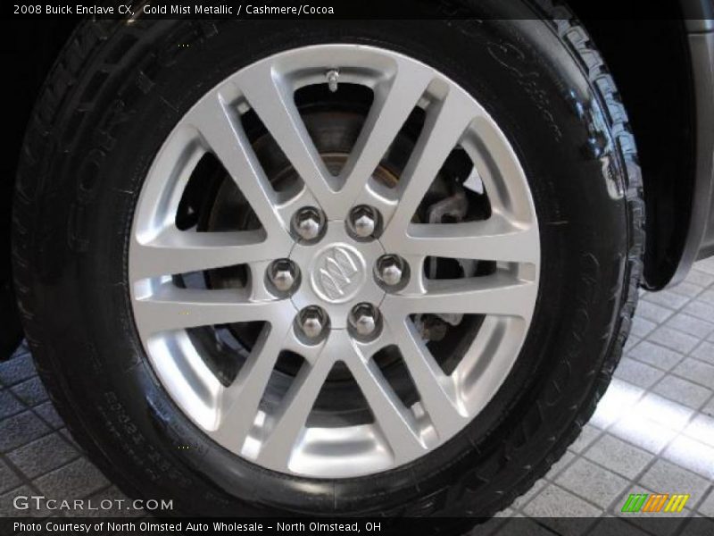Gold Mist Metallic / Cashmere/Cocoa 2008 Buick Enclave CX