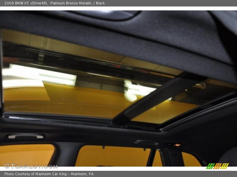 Platinum Bronze Metallic / Black 2009 BMW X5 xDrive48i