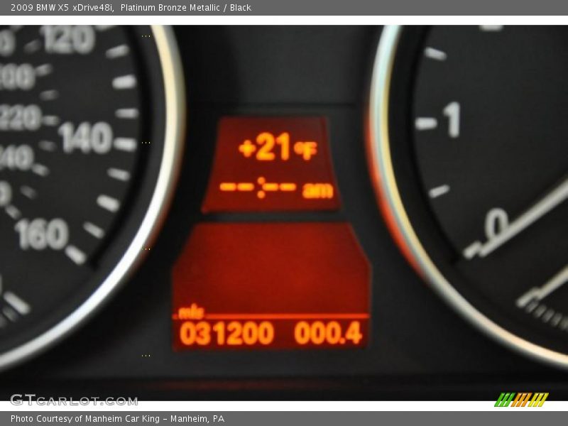 Platinum Bronze Metallic / Black 2009 BMW X5 xDrive48i