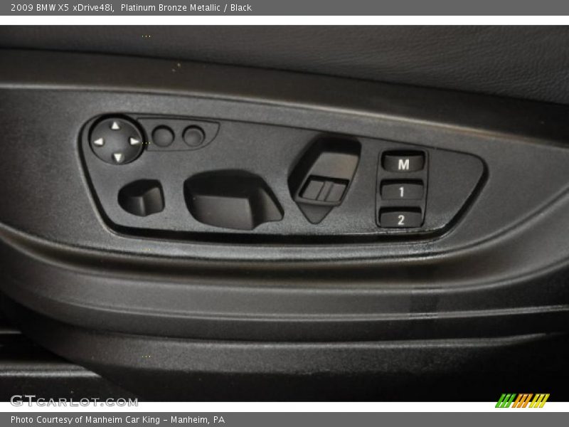 Platinum Bronze Metallic / Black 2009 BMW X5 xDrive48i