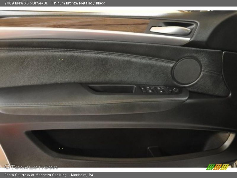 Platinum Bronze Metallic / Black 2009 BMW X5 xDrive48i
