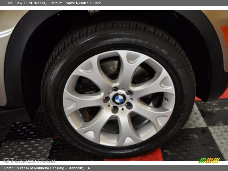 Platinum Bronze Metallic / Black 2009 BMW X5 xDrive48i