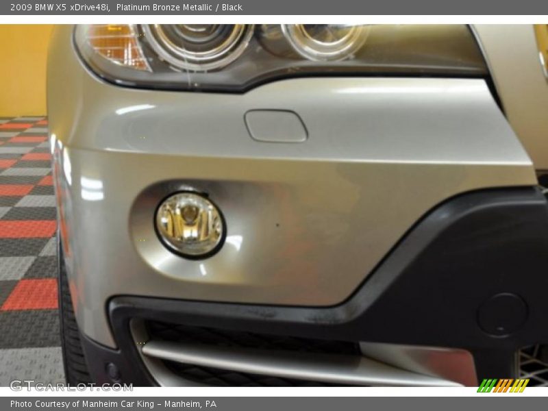 Platinum Bronze Metallic / Black 2009 BMW X5 xDrive48i