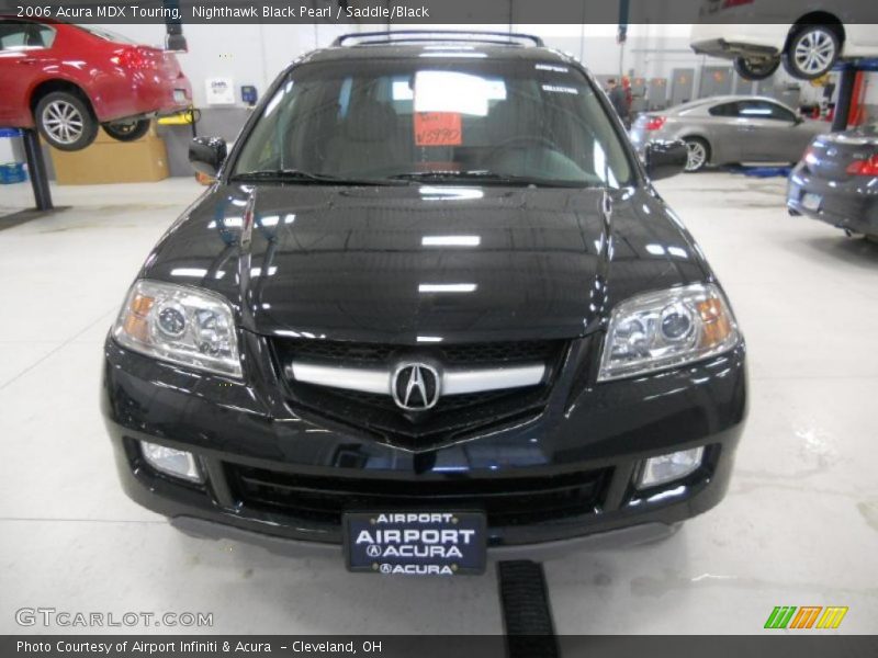 Nighthawk Black Pearl / Saddle/Black 2006 Acura MDX Touring