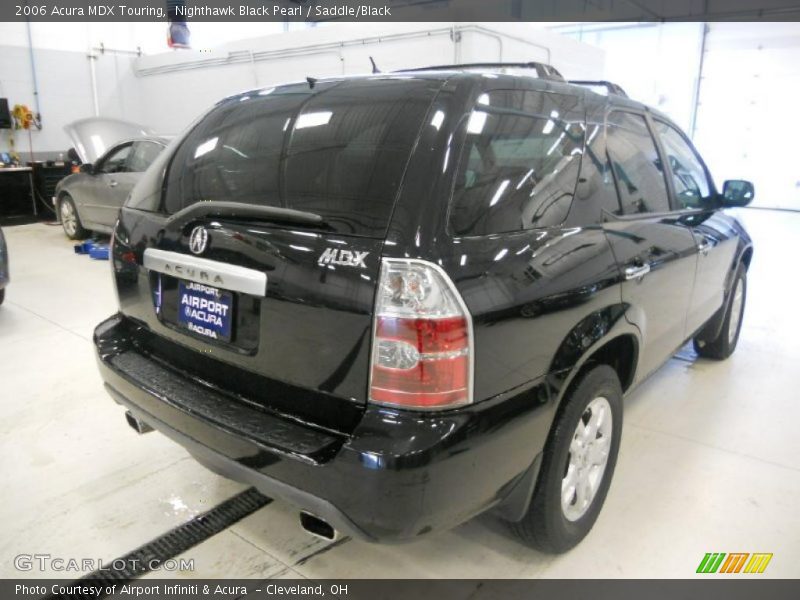 Nighthawk Black Pearl / Saddle/Black 2006 Acura MDX Touring