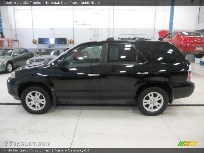 Nighthawk Black Pearl / Saddle/Black 2006 Acura MDX Touring
