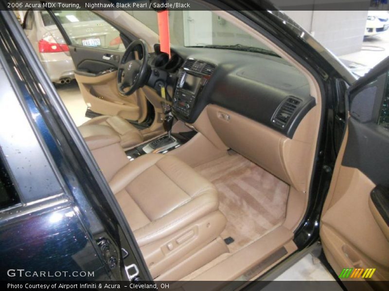 Nighthawk Black Pearl / Saddle/Black 2006 Acura MDX Touring