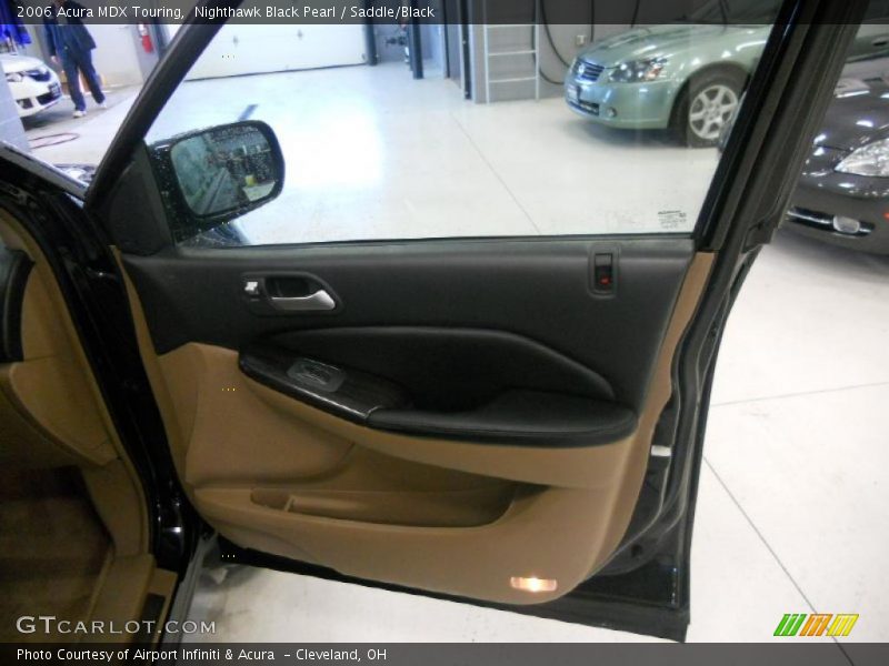 Nighthawk Black Pearl / Saddle/Black 2006 Acura MDX Touring