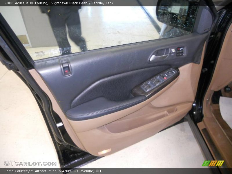Nighthawk Black Pearl / Saddle/Black 2006 Acura MDX Touring