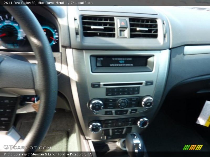 Blue Flame Metallic / Charcoal Black 2011 Ford Fusion SE