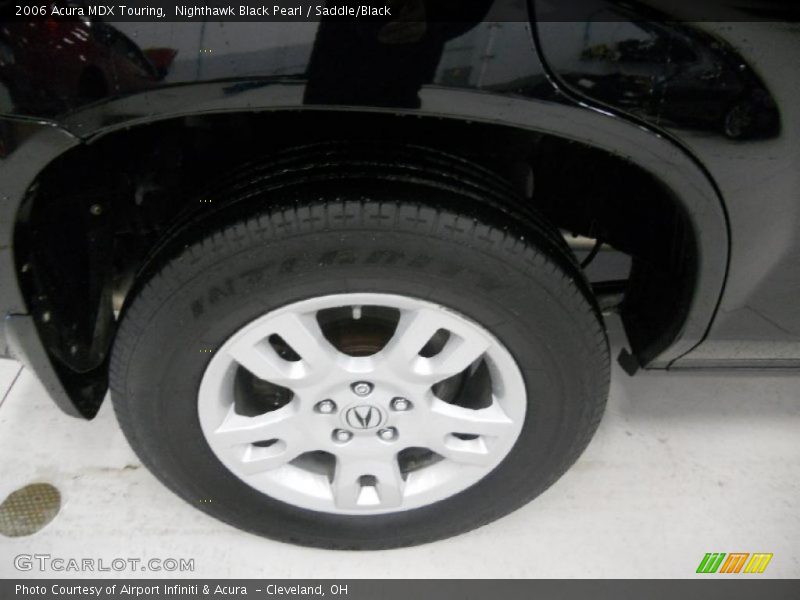 Nighthawk Black Pearl / Saddle/Black 2006 Acura MDX Touring