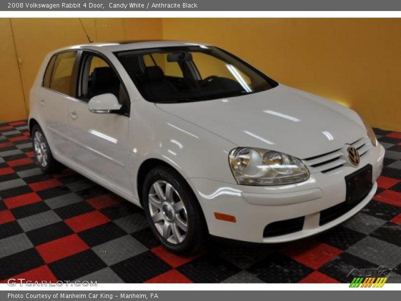 Candy White / Anthracite Black 2008 Volkswagen Rabbit 4 Door