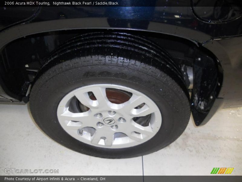 Nighthawk Black Pearl / Saddle/Black 2006 Acura MDX Touring