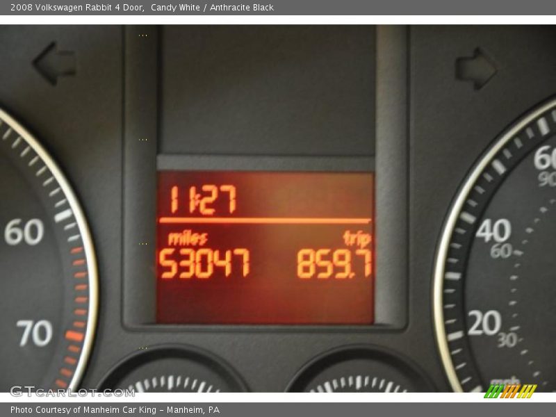 Candy White / Anthracite Black 2008 Volkswagen Rabbit 4 Door