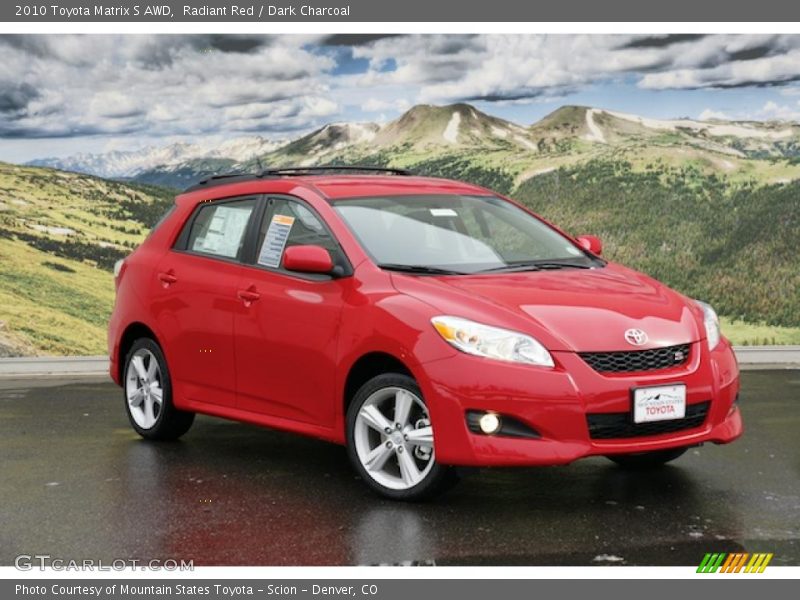 Front 3/4 View of 2010 Matrix S AWD