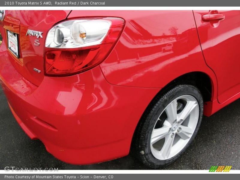 Radiant Red / Dark Charcoal 2010 Toyota Matrix S AWD