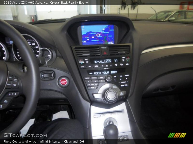 Crystal Black Pearl / Ebony 2010 Acura ZDX AWD Advance