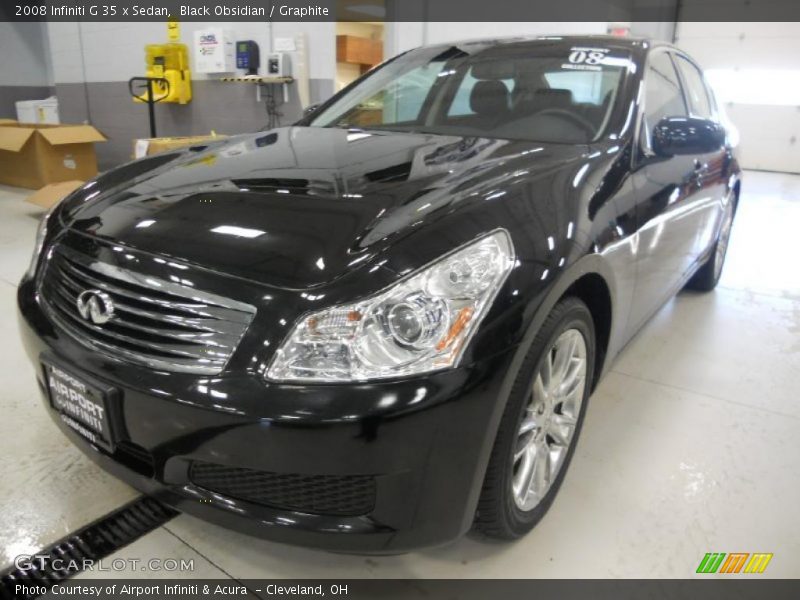 Black Obsidian / Graphite 2008 Infiniti G 35 x Sedan