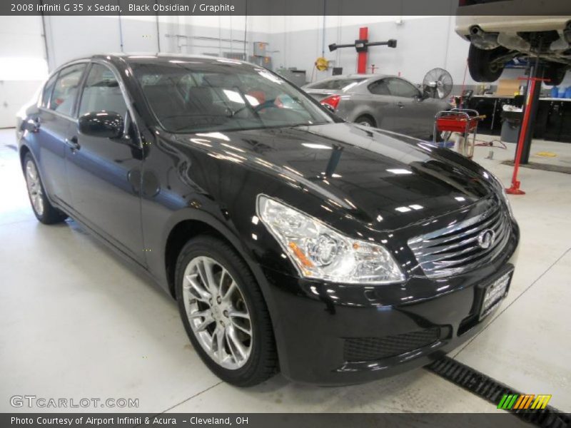 Black Obsidian / Graphite 2008 Infiniti G 35 x Sedan