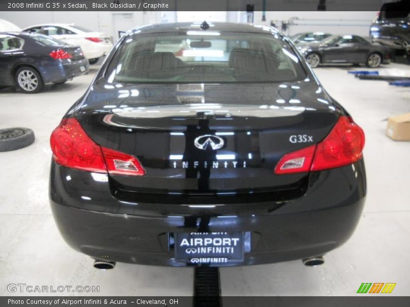 Black Obsidian / Graphite 2008 Infiniti G 35 x Sedan