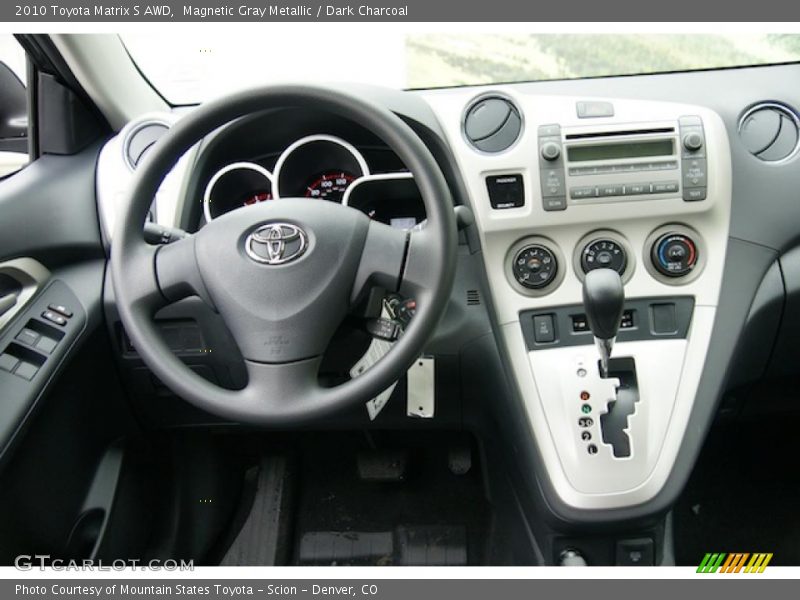 Dashboard of 2010 Matrix S AWD
