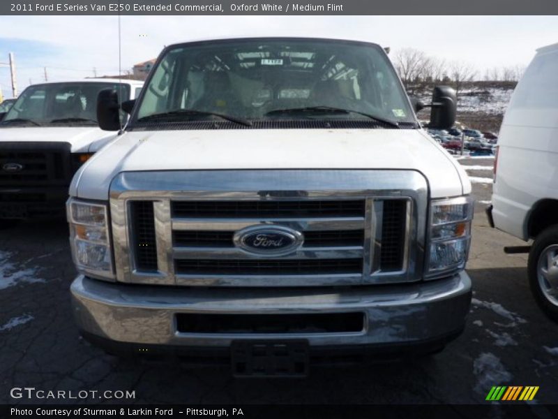 Oxford White / Medium Flint 2011 Ford E Series Van E250 Extended Commercial