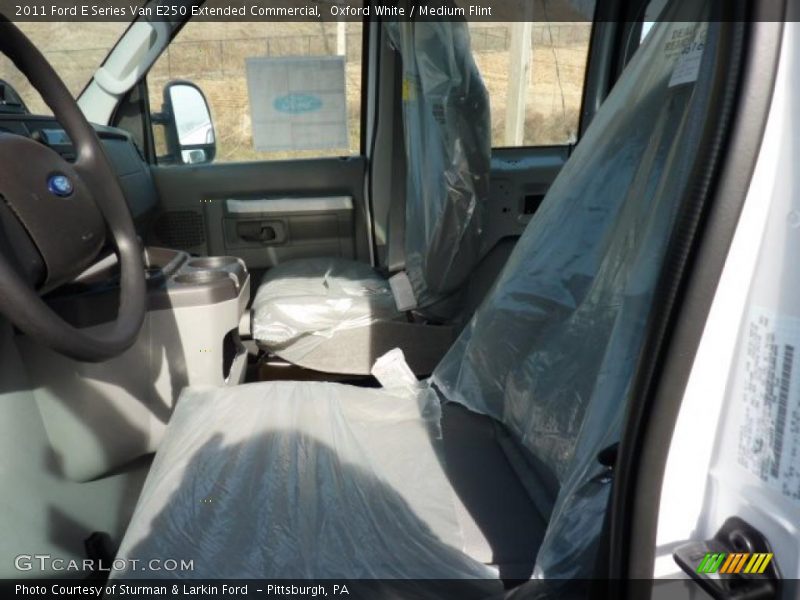 Oxford White / Medium Flint 2011 Ford E Series Van E250 Extended Commercial