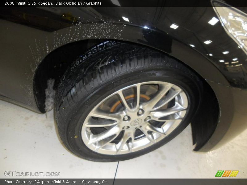 Black Obsidian / Graphite 2008 Infiniti G 35 x Sedan