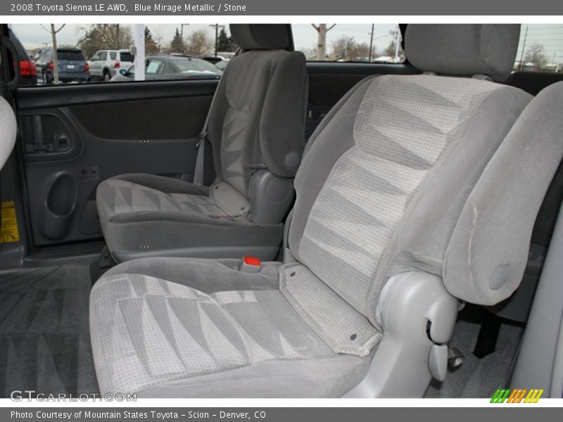 Blue Mirage Metallic / Stone 2008 Toyota Sienna LE AWD