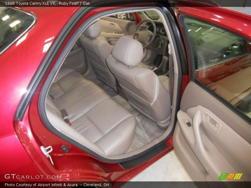 Ruby Pearl / Oak 1998 Toyota Camry XLE V6